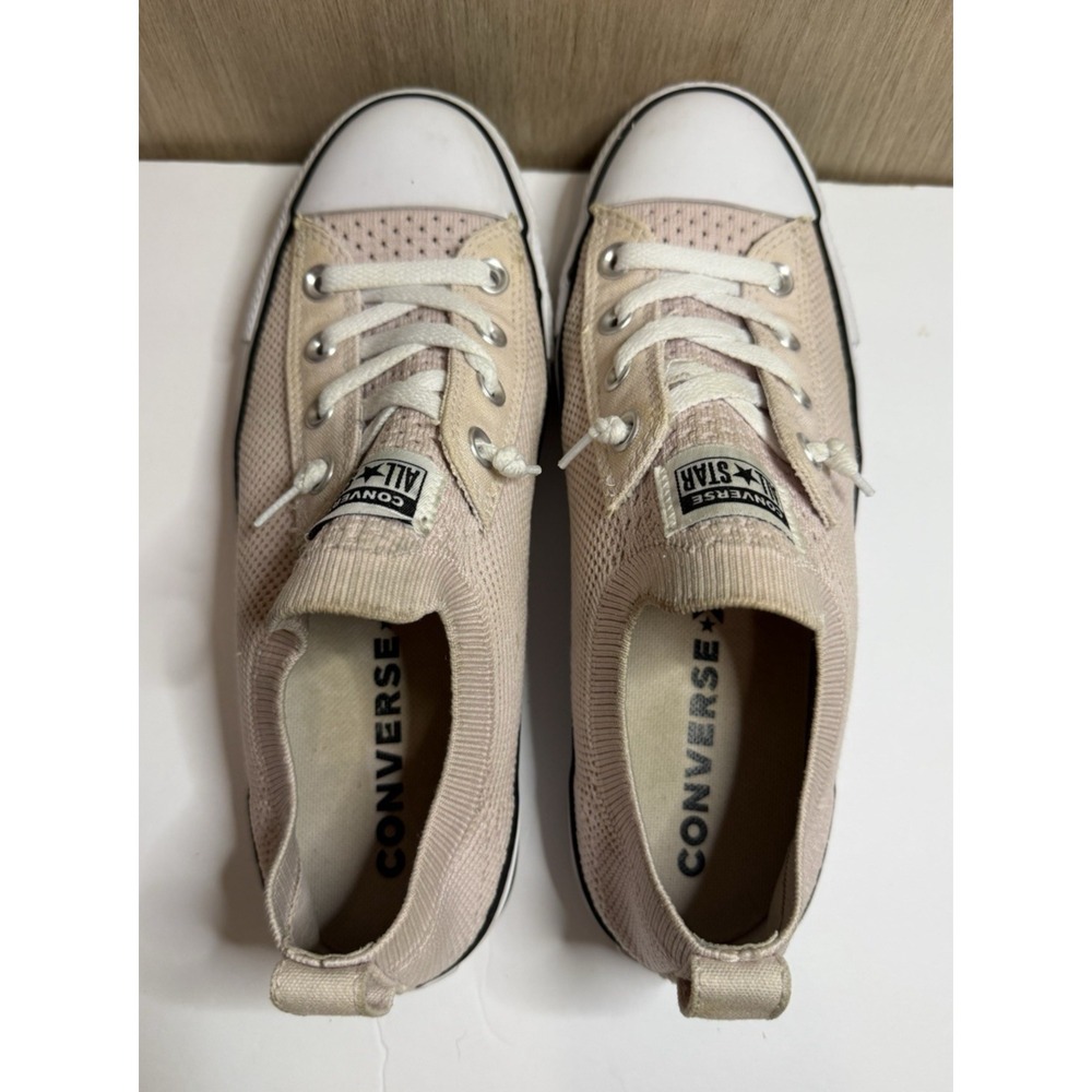 Converse Women's Pink Chuck Taylor All Star Shoreline Knit Slip On Size 8.5 - Picture 4 of 10